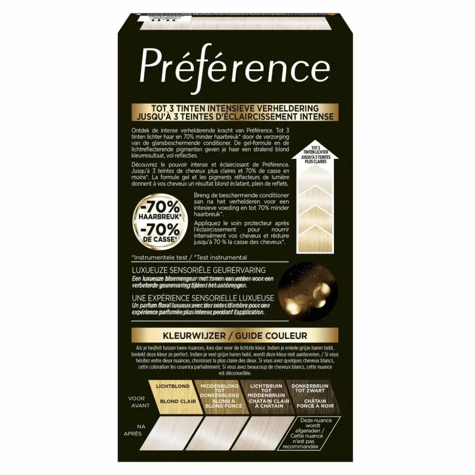 L'Oréal Préférence Le Blonding Permanente Haarkleuring 11.11 Helsinki - Ultra Licht Asblond