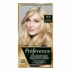 L'Oréal Préférence Permanente Haarkleuring 8.0 Lichtblond