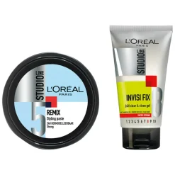 L'Oréal Studio Line Remix Paste & Invisi Fix Gel Pakket