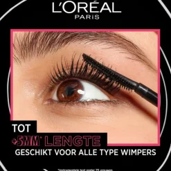 L'Oréal Telescopic Lift Mascara Waterproof Black 9,9 ml