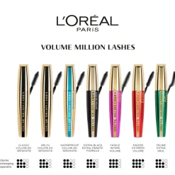 L'Oréal Volume Million Lashes Mascara Waterproof Black