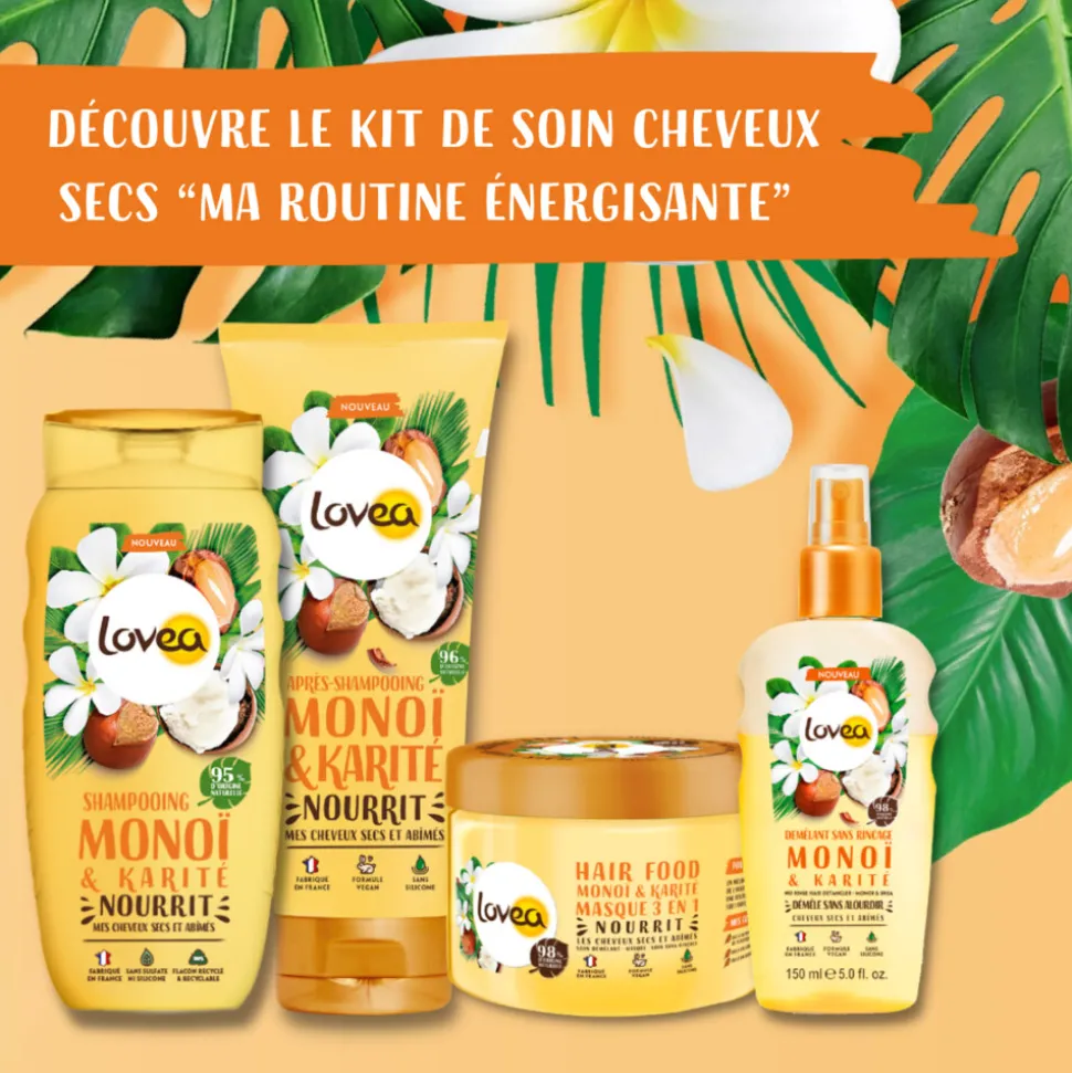 Lovea Routinekit Monoï & Shea Haarverzorging Pakket