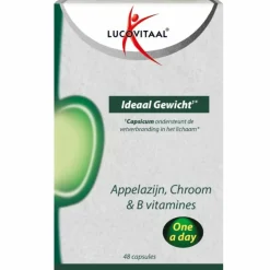 Lucovitaal Appelazijn, Chroom & B vitamines Ideaal Gewicht 48 capsules