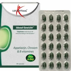 Lucovitaal Appelazijn, Chroom & B vitamines Ideaal Gewicht 48 capsules
