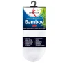Lucovitaal Bamboe Enkelsok Wit Maat 39-42 1 paar