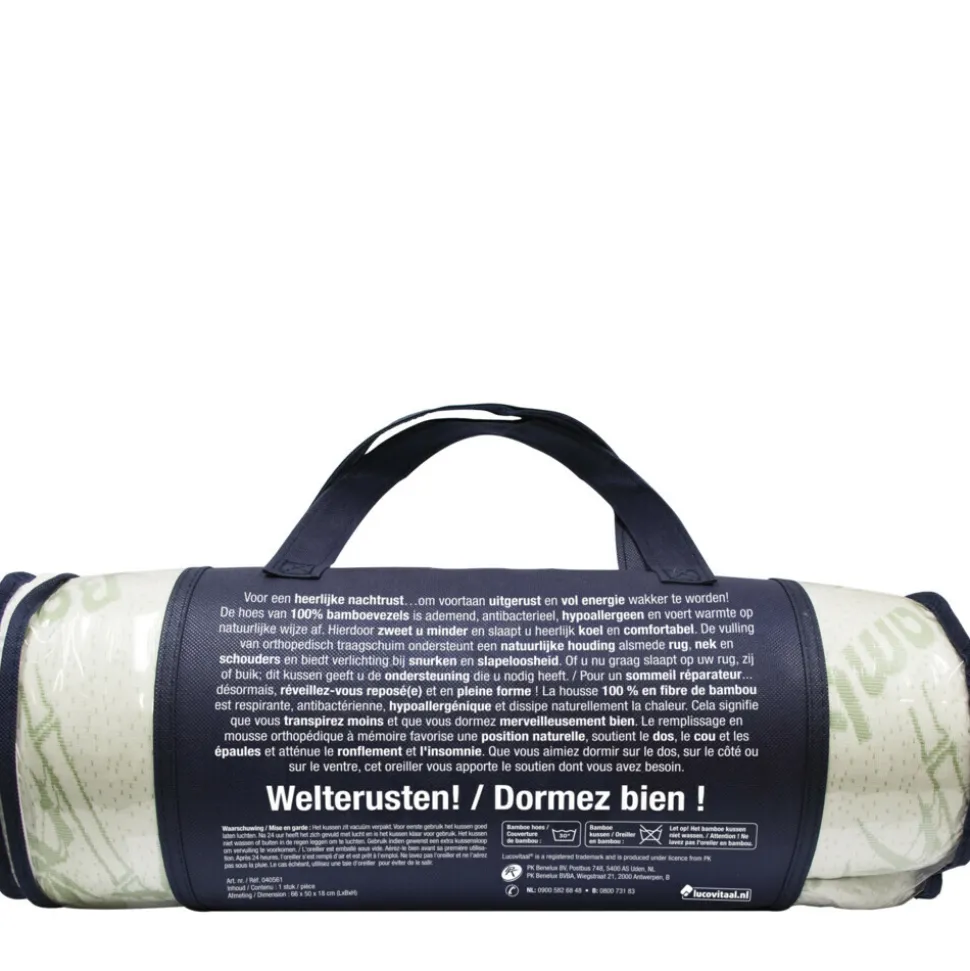 Lucovitaal Bamboe Kussen