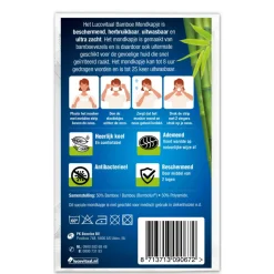 Lucovitaal Bamboe Mondkapje Wit