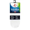 Lucovitaal Bamboe Sneakersok Wit maat 43-46 1 paar