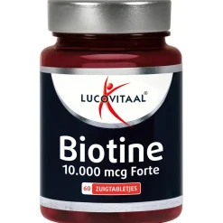 Lucovitaal Biotine 10.000 mcg Forte 60 zuigtabletten