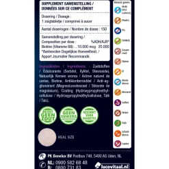 Lucovitaal Biotine 10.000 mcg Forte 150 zuigtabletten