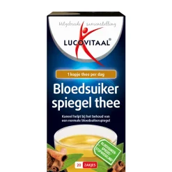 Lucovitaal Bloedsuikerspiegel Thee 20 zakjes