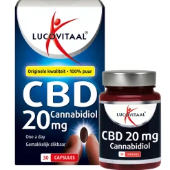 Lucovitaal CBD Cannabidiol 20 mg 30 capsules