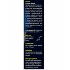 Lucovitaal CBD Cannabidiol Olie 20% 5 ml