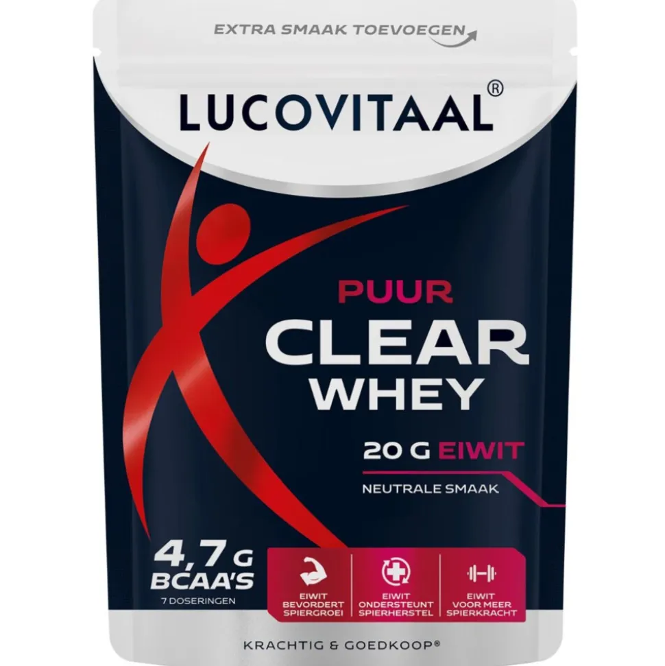 Lucovitaal Clear Whey Poeder Puur 175 gr