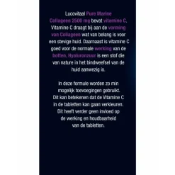 Lucovitaal Collageen Marine Pure 60 tabletten