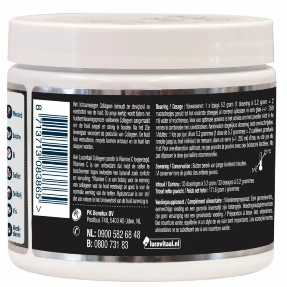 Lucovitaal Collageen Super 5000mg Poeder 171,6 gr