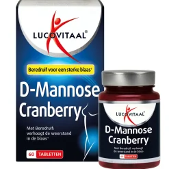 Lucovitaal D-Mannose Cranberry Blaasfunctie 60 tabletten
