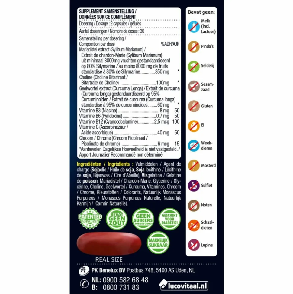 Lucovitaal Lever Reiniging 60 capsules