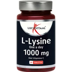 Lucovitaal L-Lysine 1000mg One a Day 30 tabletten