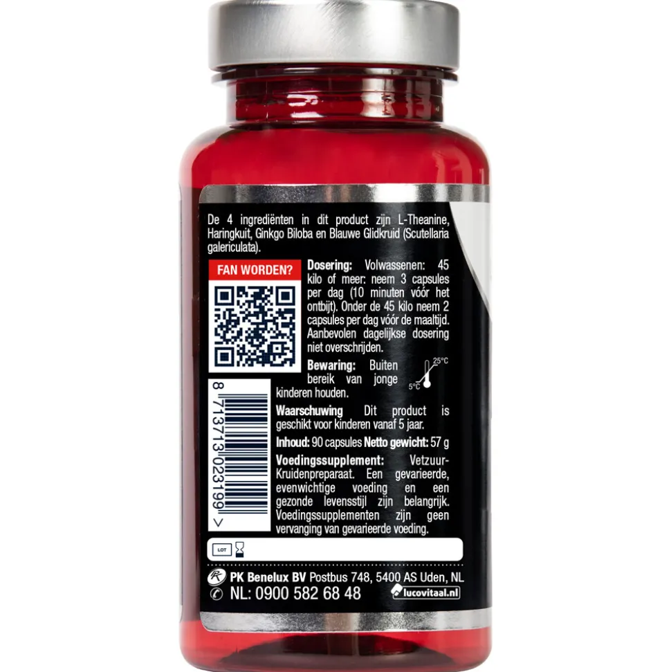 Lucovitaal L-theanine Omega 3 90 capsules