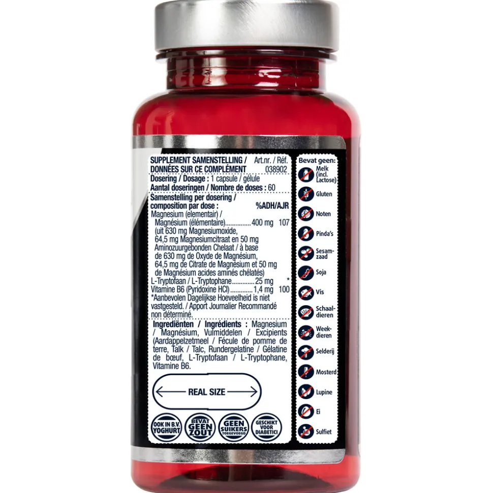 Lucovitaal Magnesium 400 L-Tryptofaan 60 capsules