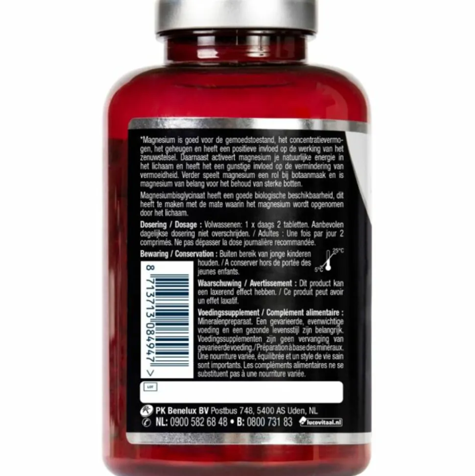 Lucovitaal Magnesium 375mg Bisglycinaat 90 tabletten