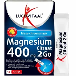 Lucovitaal Magnesium 400mg 2Go 14 sachets