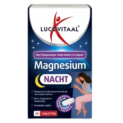 Lucovitaal Magnesium Nacht 30 tabletten