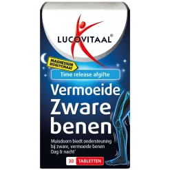 Lucovitaal Magnesium Vermoeide Zware Benen 30 tabletten