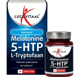 Lucovitaal Melatonine 5-HTP L-Tryptofaan 30 tabletten