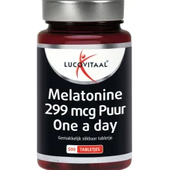 Lucovitaal Melatonine Puur 0.299mg 500 tabletten