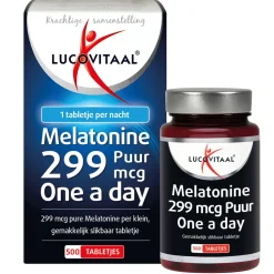 Lucovitaal Melatonine Puur 0.299mg 500 tabletten