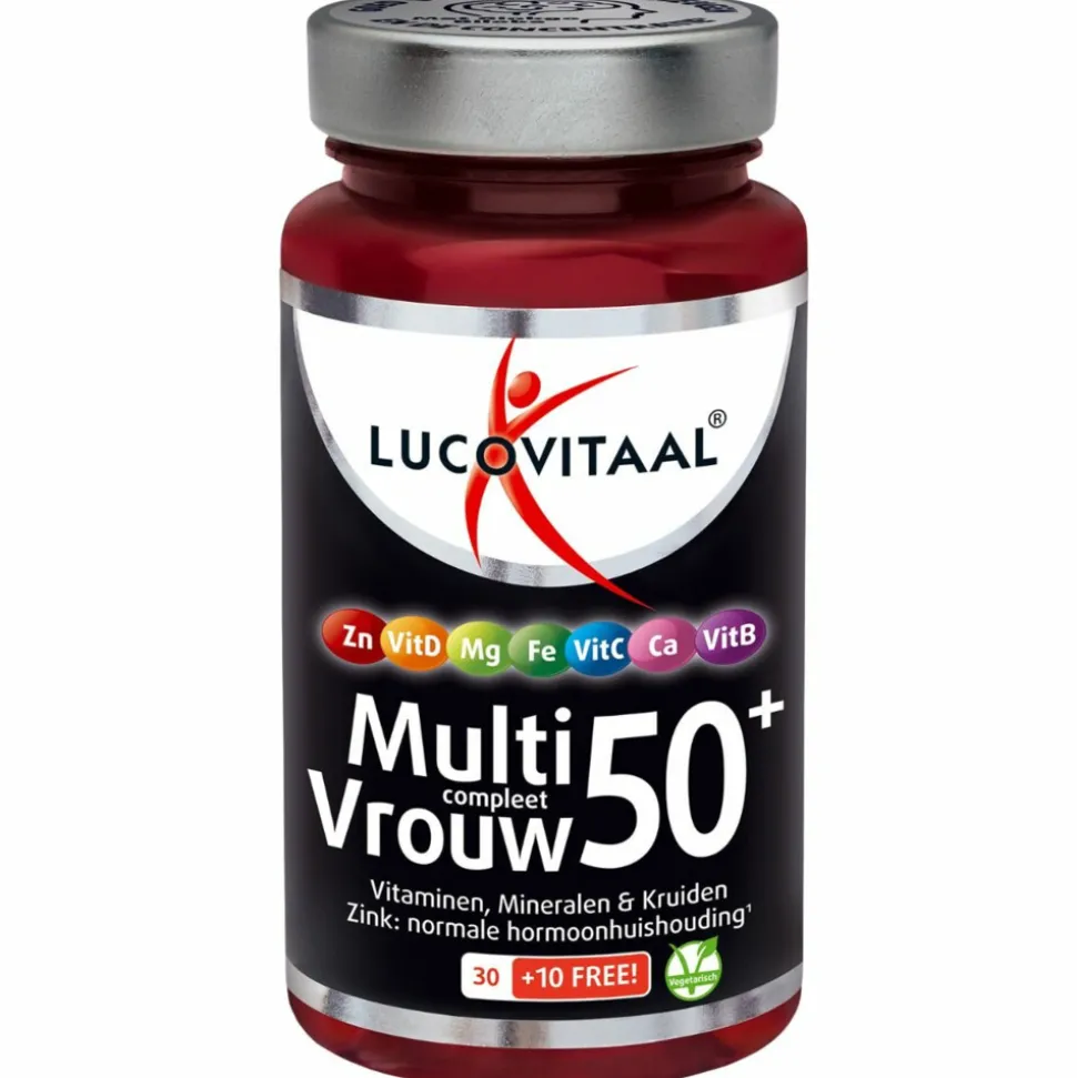 Lucovitaal Multi Vrouw Compleet 50+ met Ginkgo Biloba 40 tabletten