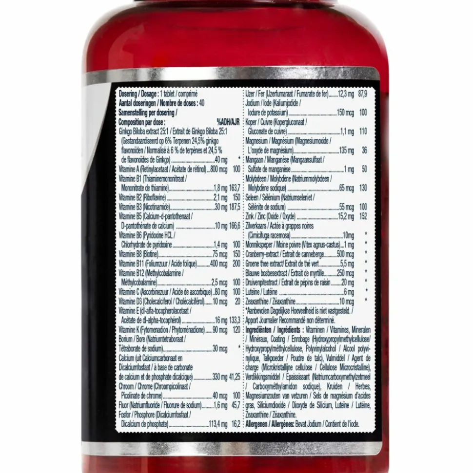 Lucovitaal Multi Vrouw Compleet 50+ met Ginkgo Biloba 40 tabletten