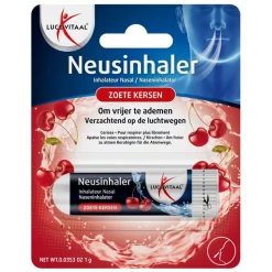 Lucovitaal Neusinhaler Vrijer Ademen Zoete Kersen 1 gr