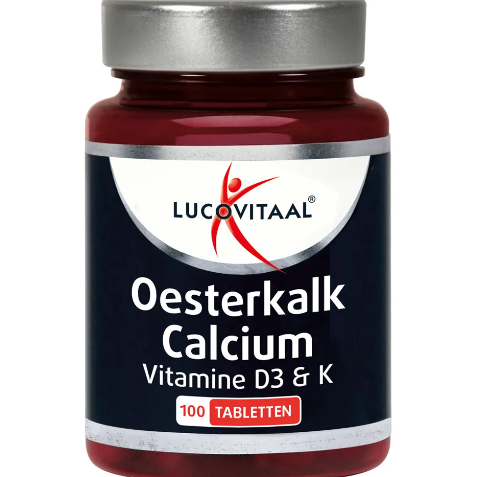 Lucovitaal Oesterkalk Calcium Vitamine D3 & K 100 tabletten
