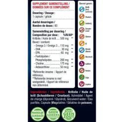 Lucovitaal Omega 3 Krill olie 500 mg 60 capsules