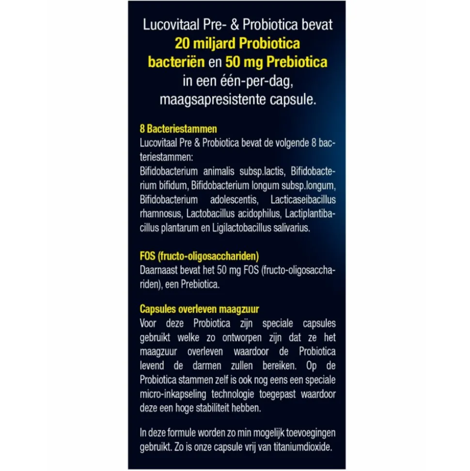 Lucovitaal Pre & Probiotica 90 capsules