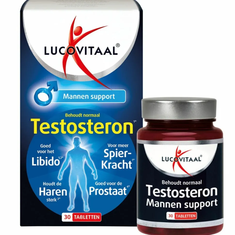 Lucovitaal Testosteron Mannen Support 30 tabletten