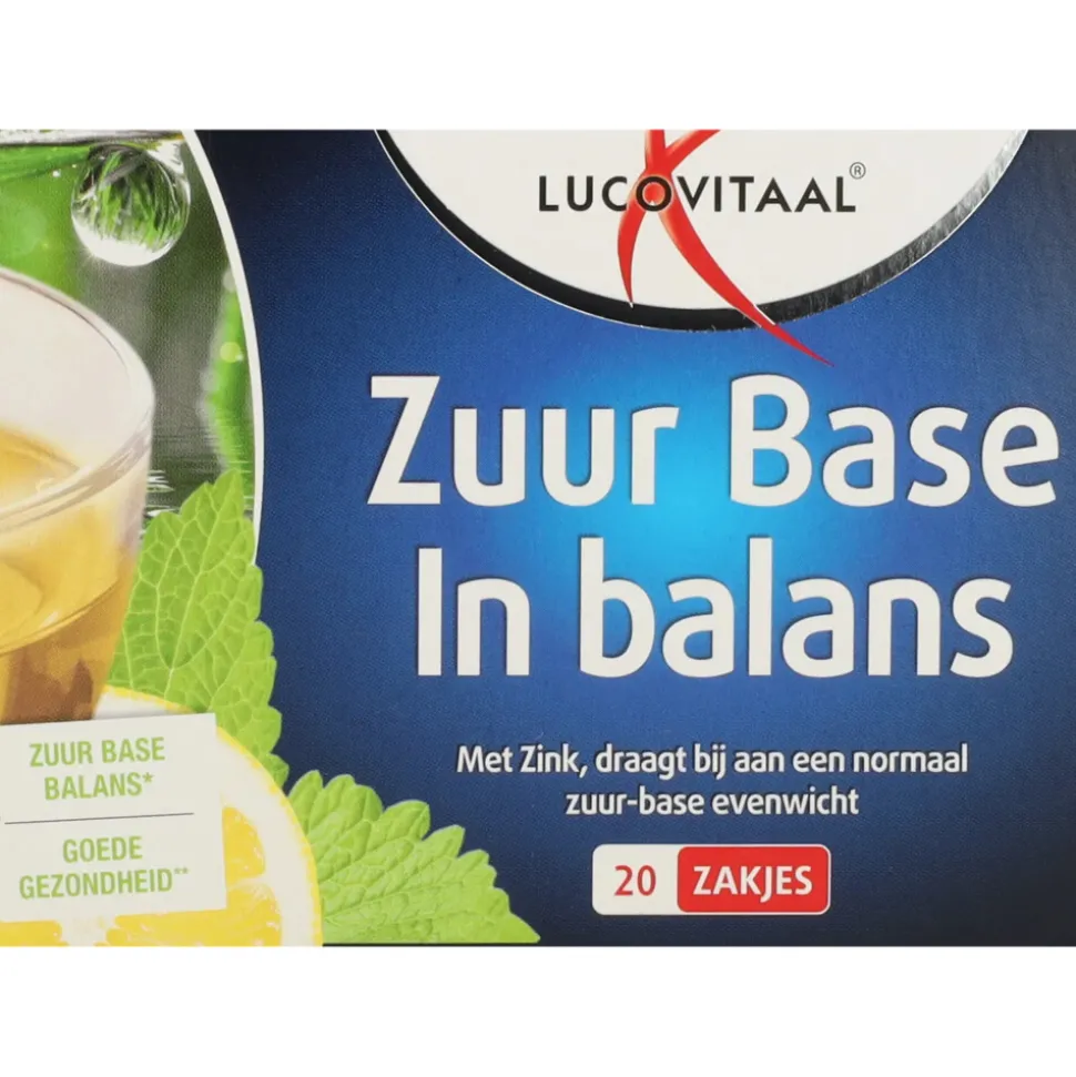 Lucovitaal Thee Zuur Base 20 stuks