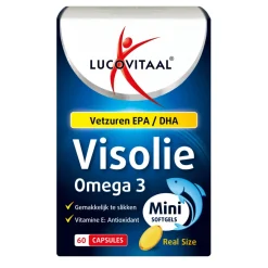 Lucovitaal Visolie Omega 3 mini softgels 60 softgels