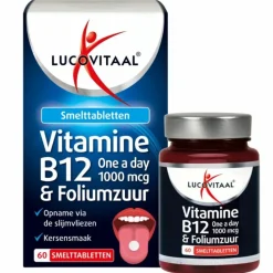 Lucovitaal Vitamine B12 & Foliumzuur 60 smelttabletten