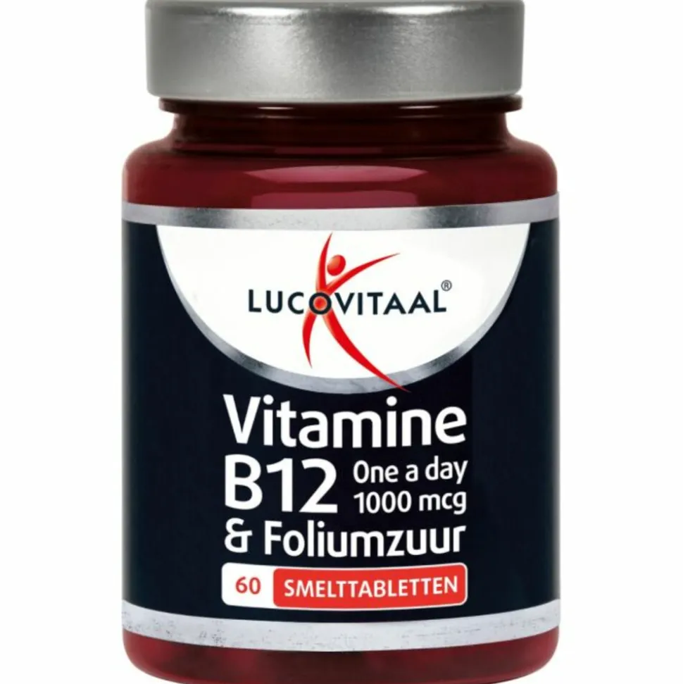 Lucovitaal Vitamine B12 & Foliumzuur 60 smelttabletten