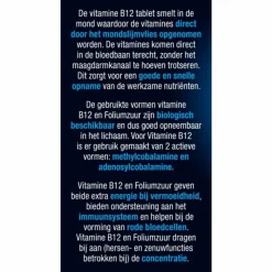 Lucovitaal Vitamine B12 & Foliumzuur 60 smelttabletten