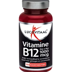 Lucovitaal Vitamine B12 1000mcg 180 kauwtabletten
