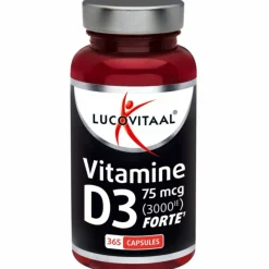Lucovitaal Vitamine D3 D3 75mcg (3000IE) Forte 365 capsules