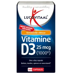 Lucovitaal Vitamine D3 25mcg 365 capsules