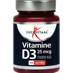 Lucovitaal Vitamine D3 25mcg 120 capsules