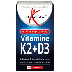 Lucovitaal Vitamine K2 + D3 60 capsules