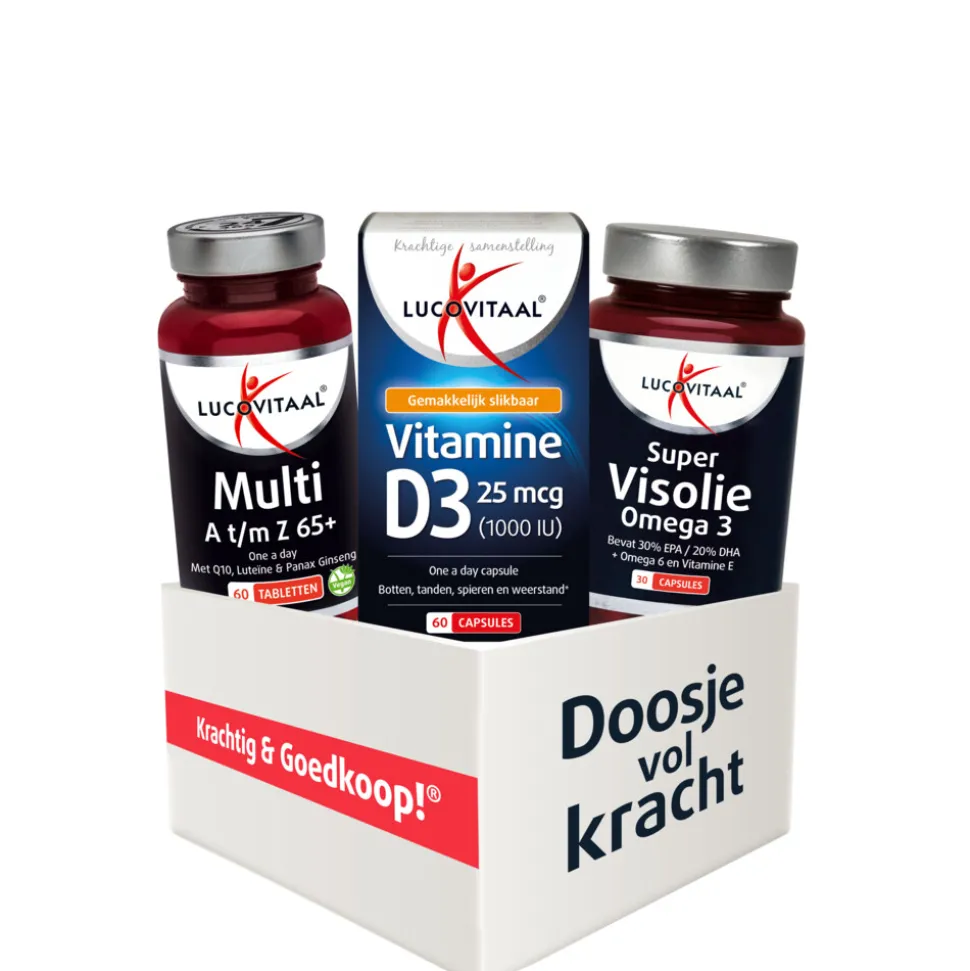 Lucovitaal Voordeelbox Vitaal 65+ 3 stuks